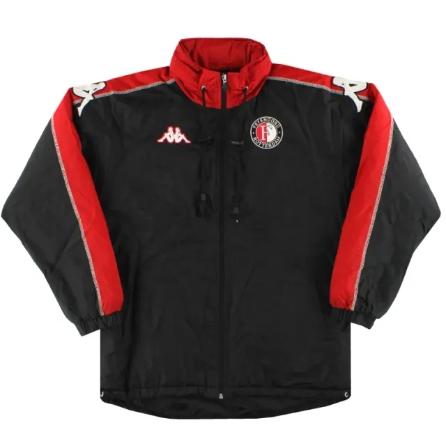 2005-06 Feyenoord Kappa Bench Coat S - Feyenoord / Excellent / Small