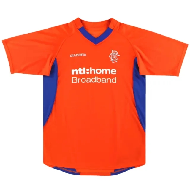 2002-03 Rangers Diadora Away Shirt Y - Rangers / Excellent / Youth