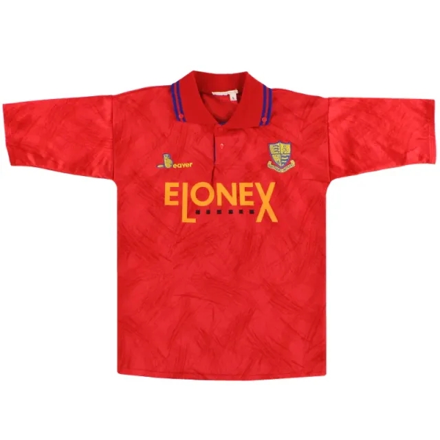 1992-94 Southend Away Shirt S - Southend United / Excellent / Small