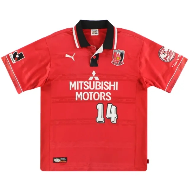 2000 Urawa Red Diamonds Puma Player Issue Home Shirt #14 L - Other World Clubs / Good / Large