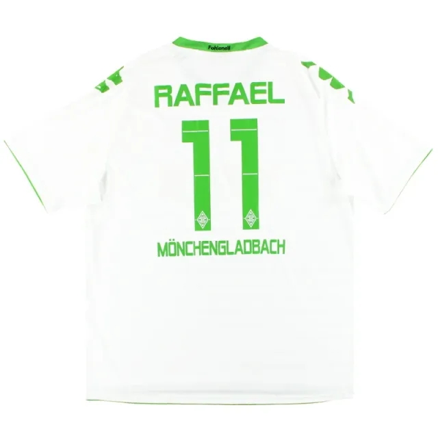 2013-14 Borussia Monchengladbach Kappa Home Shirt Raffael #11 *Mint* XXXL - Borussia Monchengladbach / Mint / XXXL