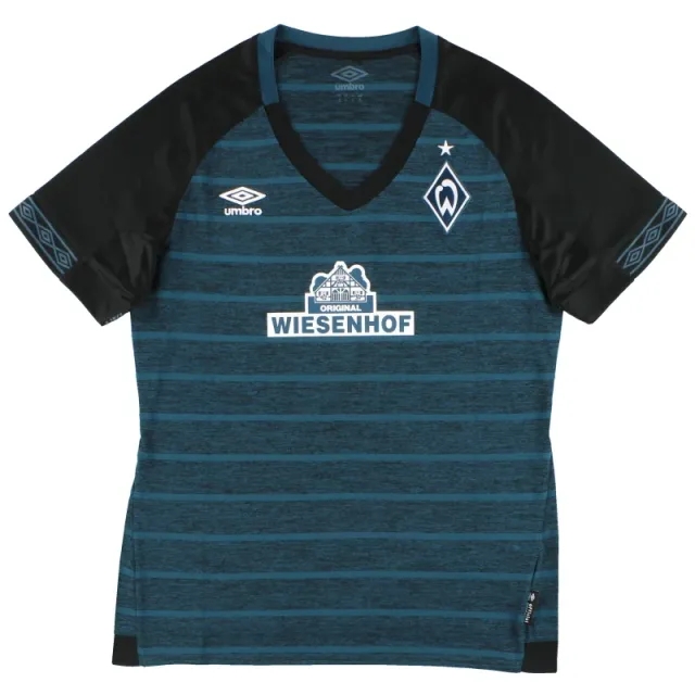 2018-19 Werder Bremen Away Shirt *As New* Women's 12 - Other German Clubs / As New / Medium