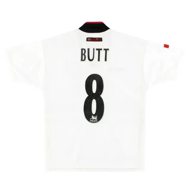 1997-99 Manchester United Umbro Away Shirt Butt #8 L.Boys - Manchester United / Very Good / Youth