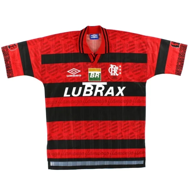 1995-96 Flamengo Umbro Centenary Home Shirt XL - Central and South American Clubs / Excellent / XL