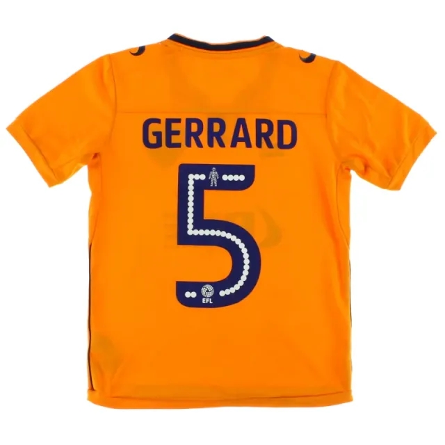 2017-18 Oldham Sondico Away Shirt Gerrard #5 Y - Oldham Athletic / Excellent / Youth