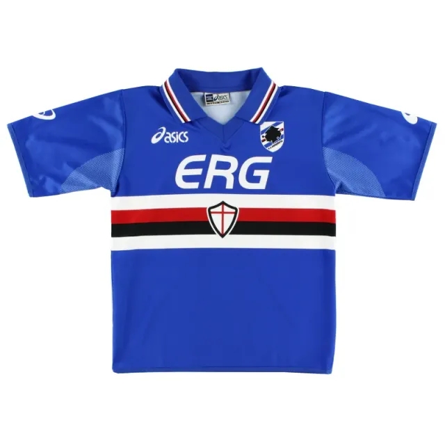 2003-04 Sampdoria Home Shirt Y - Sampdoria / Excellent / Youth