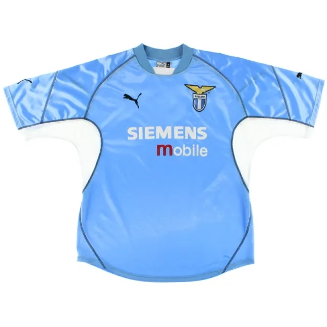 2001-02 Lazio Home Shirt XL - Lazio / Excellent / XL