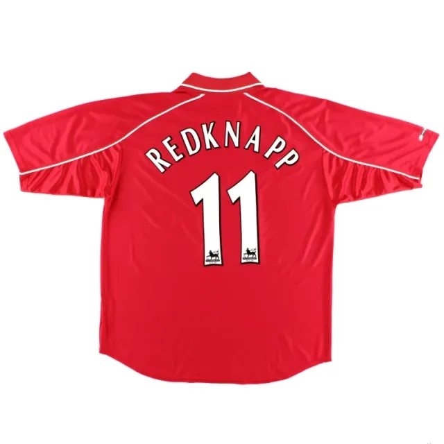 2000-02 Liverpool Reebok Home Shirt Redknapp #11 XL - Liverpool / Excellent / XL