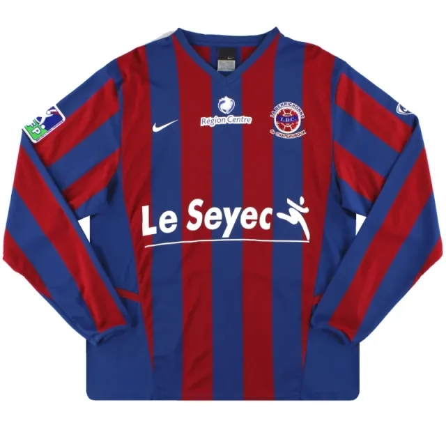 2006-07 LB Chateauroux Nike Home Shirt L/S L - Other French Clubs / Excellent / Large