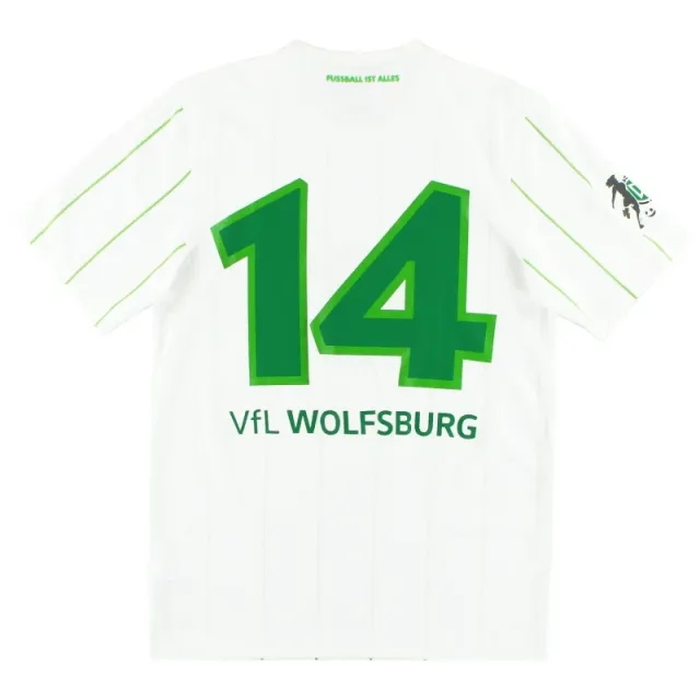 2016-18 Wolfsburg Match Issue Away Shirt #14 S - Other German Clubs / Excellent / Small