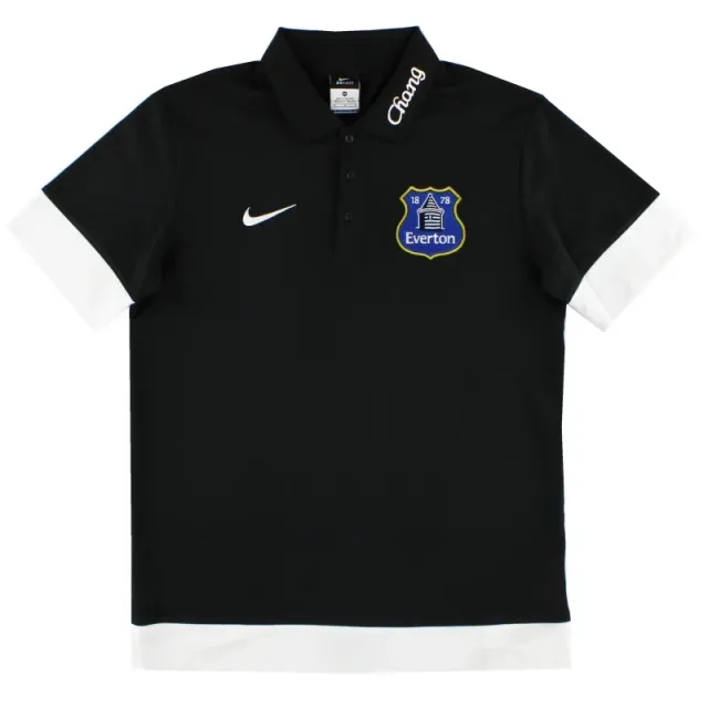 2013-14 Everton Polo Shirt M - Everton / Excellent / Medium