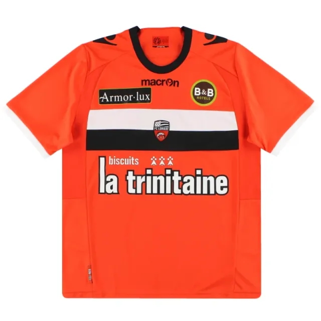 2012-13 FC Lorient Macron Home Shirt *Mint* S - Other French Clubs / Mint / Small