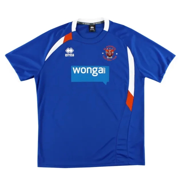 2013-14 Blackpool Errea Training Shirt XL - Blackpool / Excellent / XL