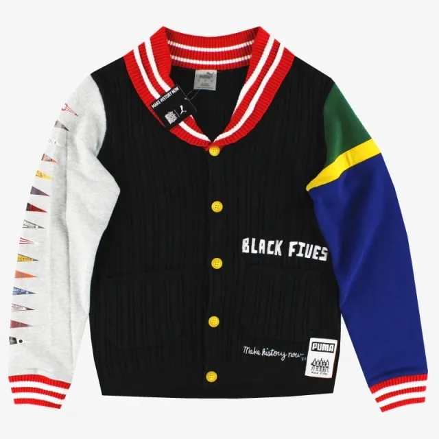 Puma Mens Black Fives Basketball Cardigan *w/tags* S - w/tags / Small
