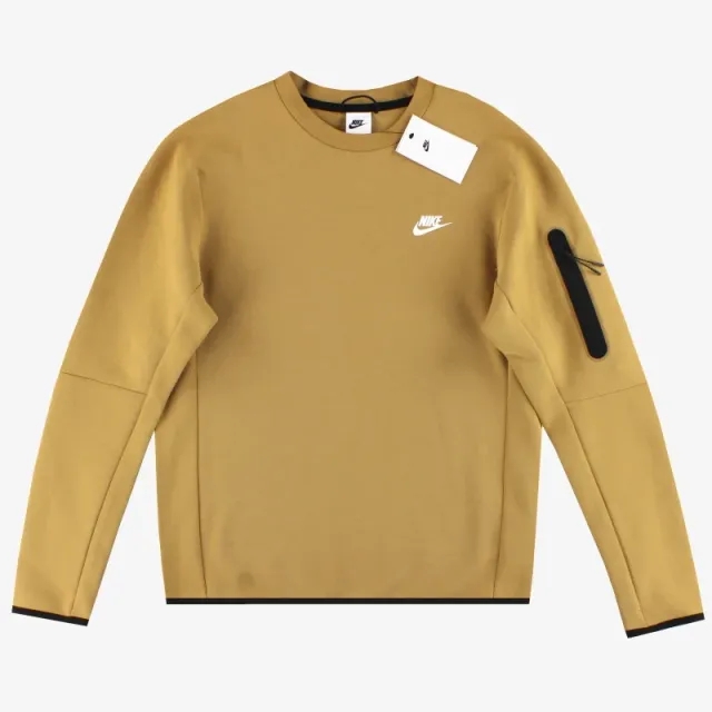 Nike Tech Fleece Crew Sweatshirt - Elemental Gold *w/tags* M - w/tags / Medium