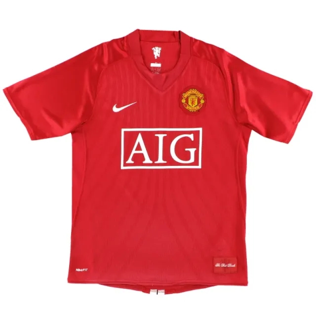 2007-09 Manchester United Nike Home Shirt M - Manchester United / Very good / Medium