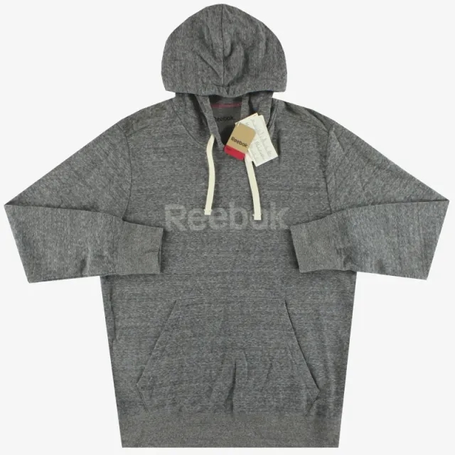 Reebok Extra Soft Mens EL Logo Grey Hoodie *BNIB* - BNIB / Large