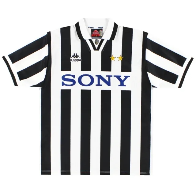 1995-96 Juventus Kappa Home Shirt L - Juventus / Excellent / Large