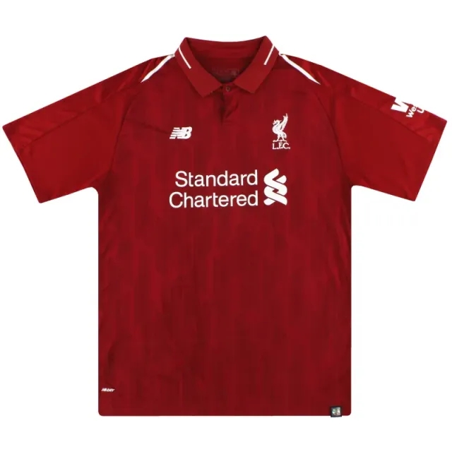 2018-19 Liverpool New Balance Home Shirt S - Liverpool / Excellent / Small