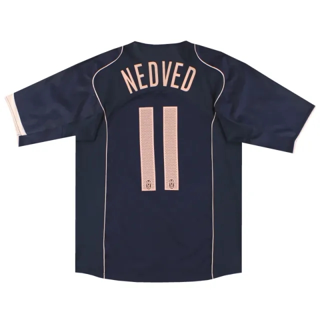 2004-05 Juventus Nike Away Shirt Nedved #11 M - Juventus / Excellent / Medium