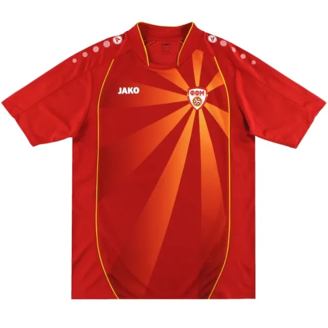 2016-2022 North Macedonia Jako Home Shirt *As New* S - Other European / As New / Small