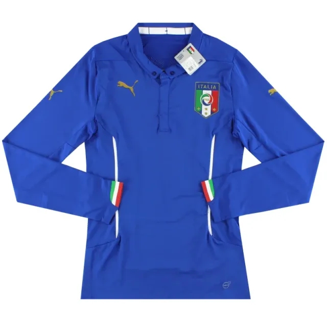 2014-15 Italy Puma Authentic Home Shirt L/S *w/tags* XL - Italy / w/tags / XL