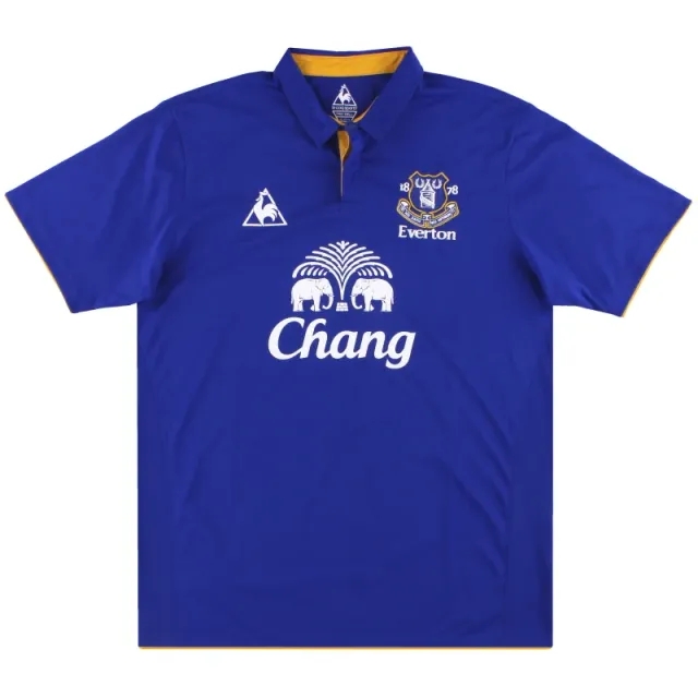 2011-12 Everton Le Coq Sportif Home Shirt M - Everton / Excellent / Medium