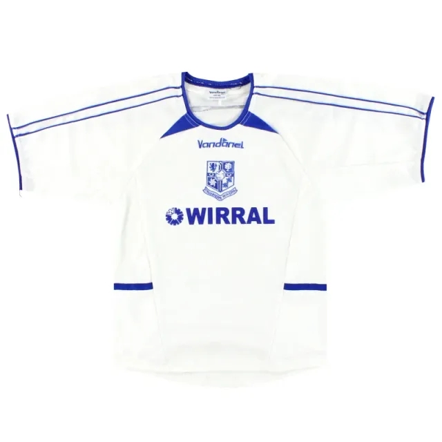 2004-05 Tranmere Rovers Vandanel Home Shirt Y - Tranmere Rovers / Excellent / Youth