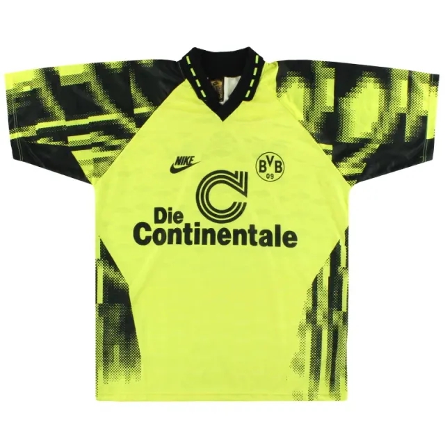 1992-93 Dortmund Nike Home Shirt L - Dortmund / Excellent / Large