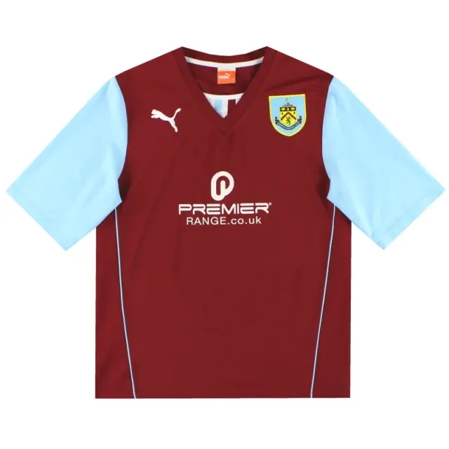 2013-14 Burnley Errea Home Shirt L - Burnley / Excellent / Large