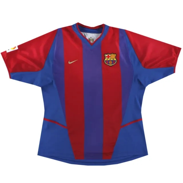 2002-03 Barcelona Nike Home Shirt L - Barcelona / Excellent / Large