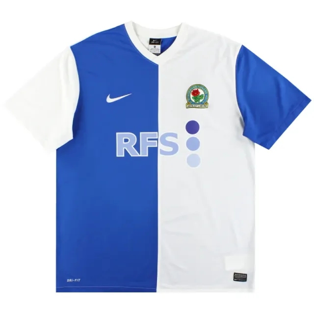 2013-14 Blackburn Nike Home Shirt XL - Blackburn Rovers / Excellent / XL