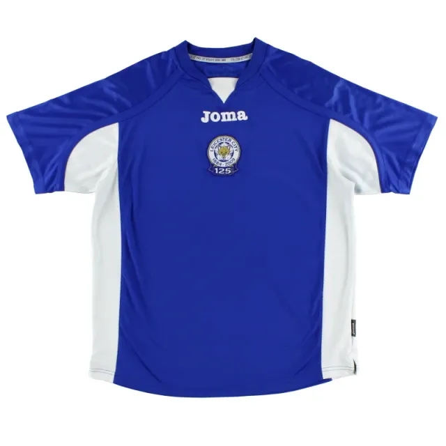 2009-10 Leicester Joma '125 Years' Home Shirt L - Leicester City / Excellent / Large