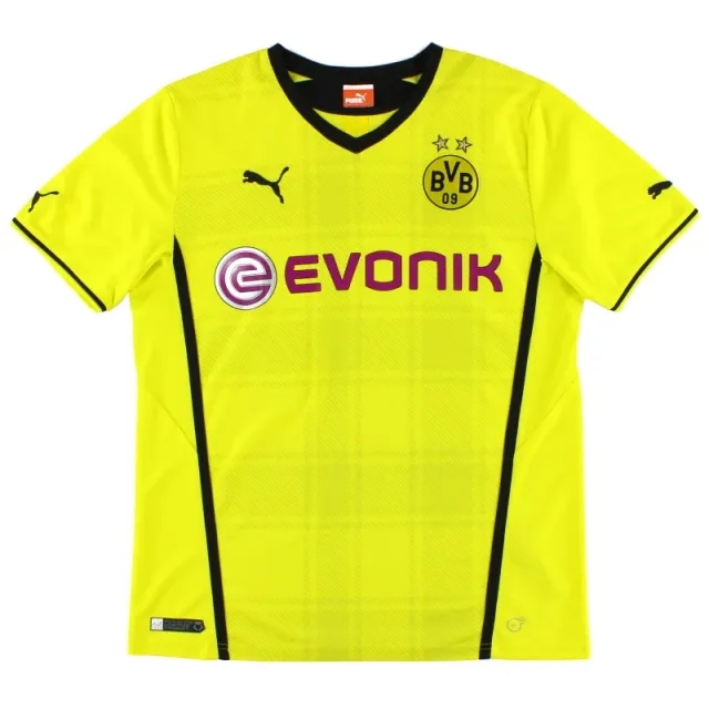 2013-14 Borussia Dortmund Puma Home Shirt L - Dortmund / Excellent / Large