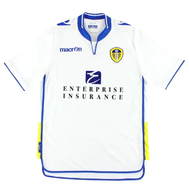 2012-13 Leeds Macron Home Shirt S - Leeds / Excellent / Small
