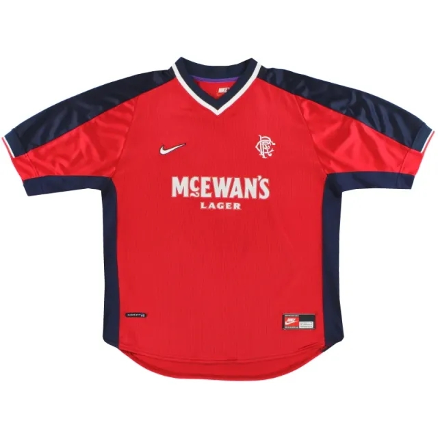 1998-99 Rangers Nike Away Shirt L - Rangers / Very good / Large