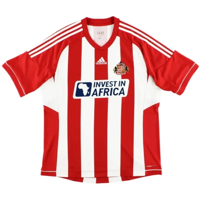 2012-13 Sunderland adidas Home Shirt M - Sunderland / Excellent / Medium
