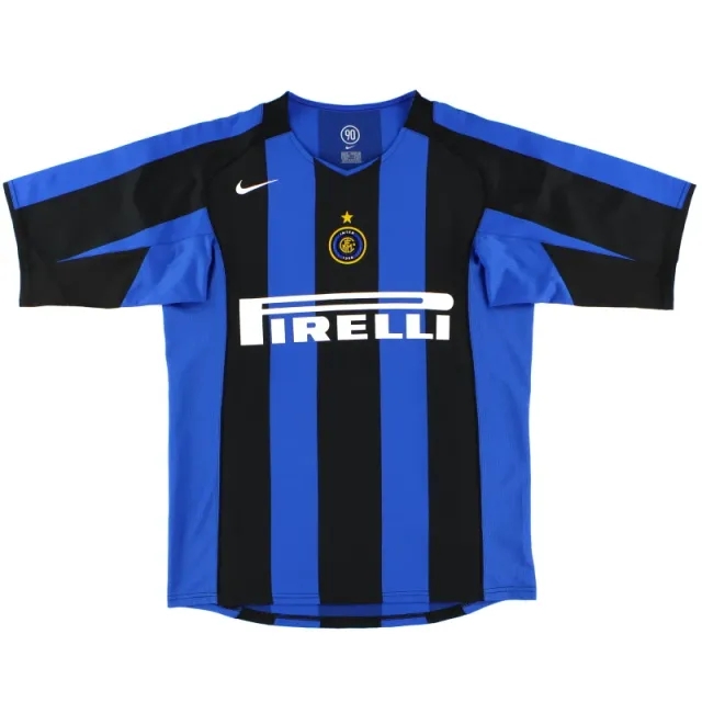 2004-05 Inter Milan Nike Home Shirt M - Inter Milan / Very Good / Medium