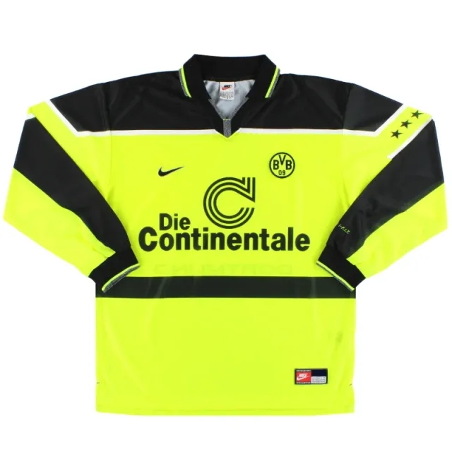 1997 Borussia Dortmund Nike Home Shirt L/S XL - Dortmund / Excellent / XL
