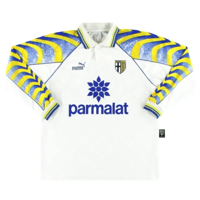 1995-97 Parma Puma Home Shirt L/S XXL - Parma / Excellent / XXL