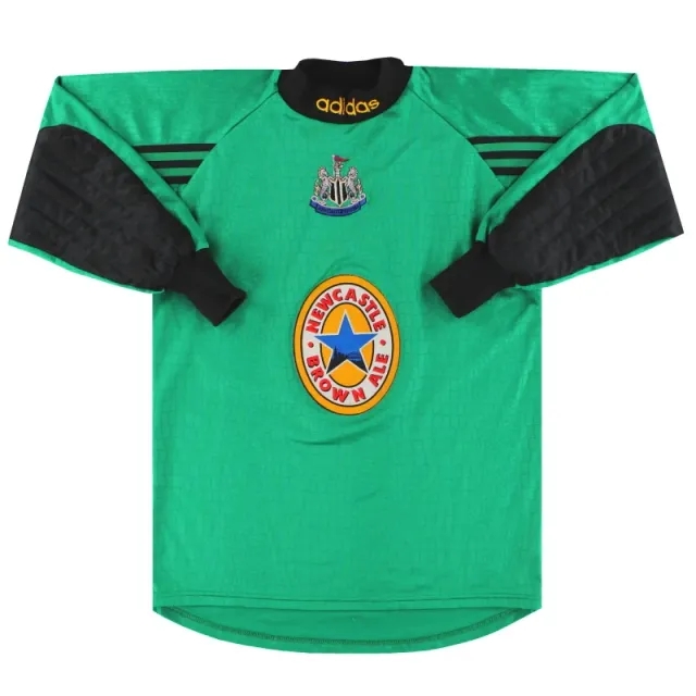 1997-98 Newcastle adidas Goalkeeper Shirt M - Newcastle United / Excellent / Medium
