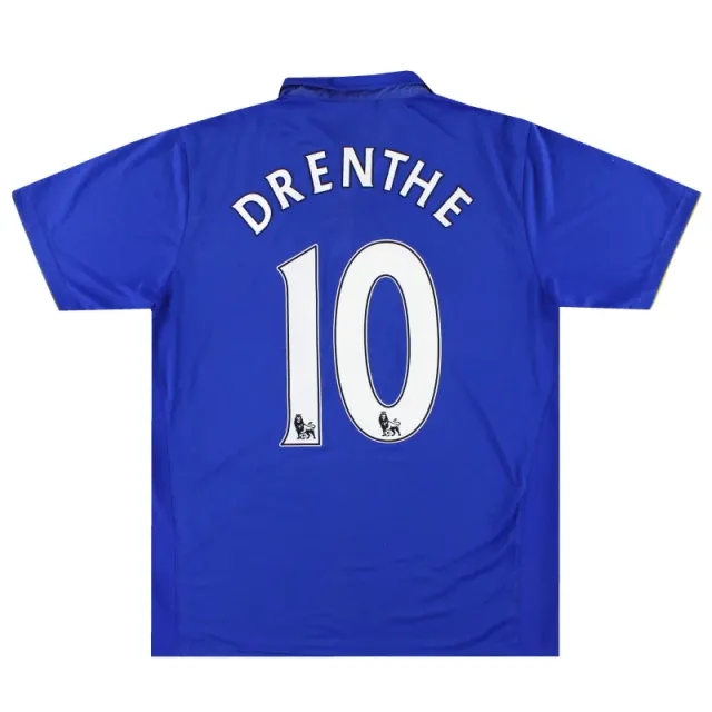 2011-12 Everton Le Coq Sportif Home Shirt Drenthe #10 L - Everton / Excellent / Large