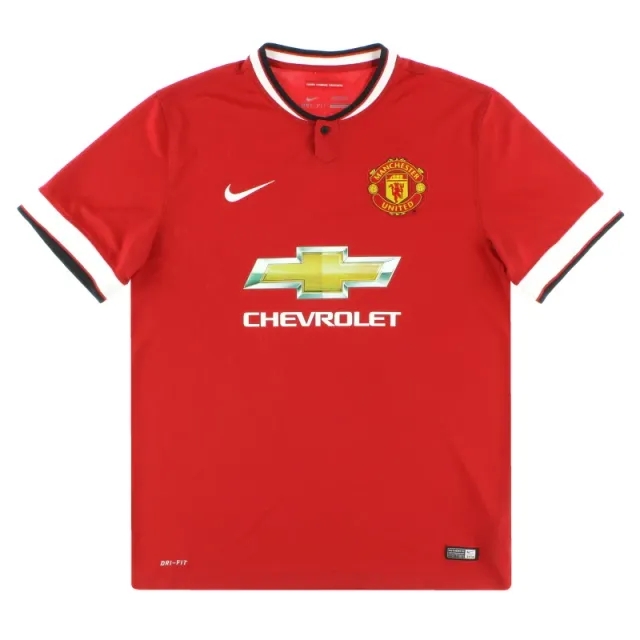 2014-15 Manchester United Nike Home Shirt M - Manchester United / Very Good / Medium