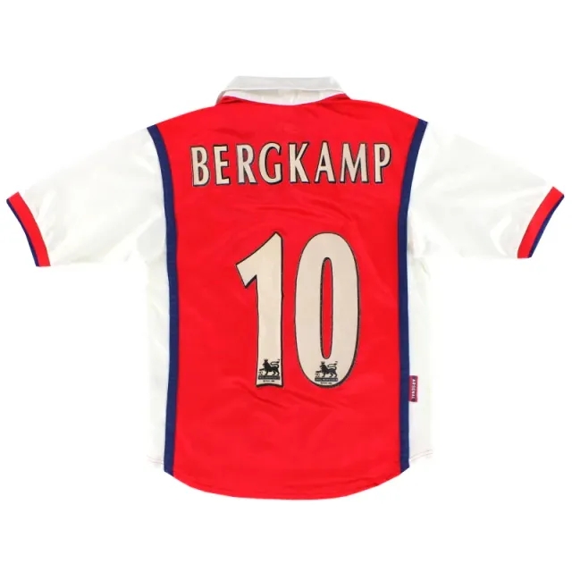 1998-99 Arsenal Nike Home Shirt Bergkamp #10 M.Boys - Arsenal / Very Good / Medium Boys