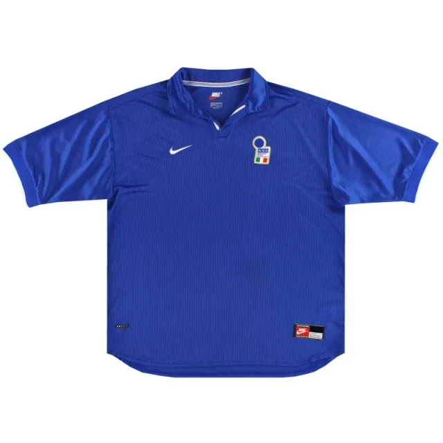 1997-98 Italy Nike Home Shirt L - Italy / Excellent / Large