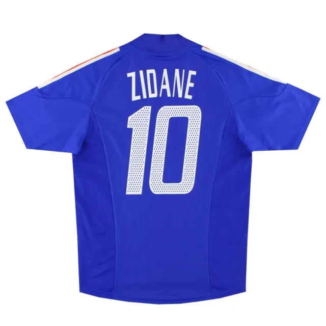 2002-04 France Home Shirt Zidane #10 *Mint* S - France / Mint / Small