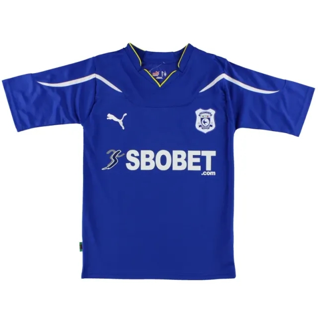 2010-11 Cardiff City Puma Home Shirt S - Cardiff City / Excellent / Small