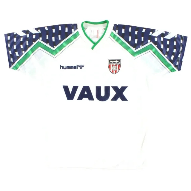 1991-94 Sunderland Hummel Away Shirt Y - Sunderland / Excellent / Youth