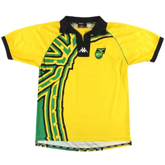 1998-00 Jamaica Kappa Home Shirt XL - Jamaica / Very Good / XL