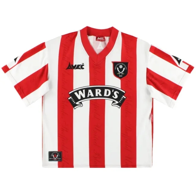 1996-97 Sheffield United Avec Home Shirt L - Sheffield United / Excellent / Large